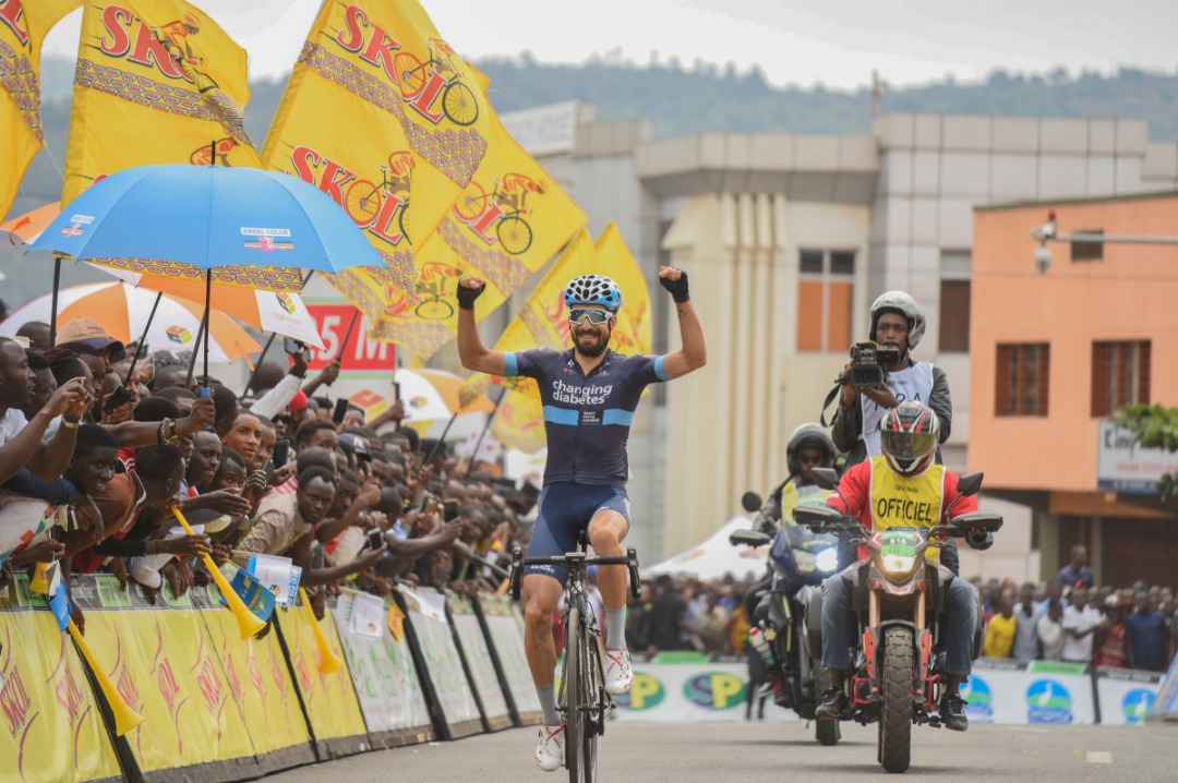 David Lozano wegukanye etape ya 7 muri Tour du Rwanda