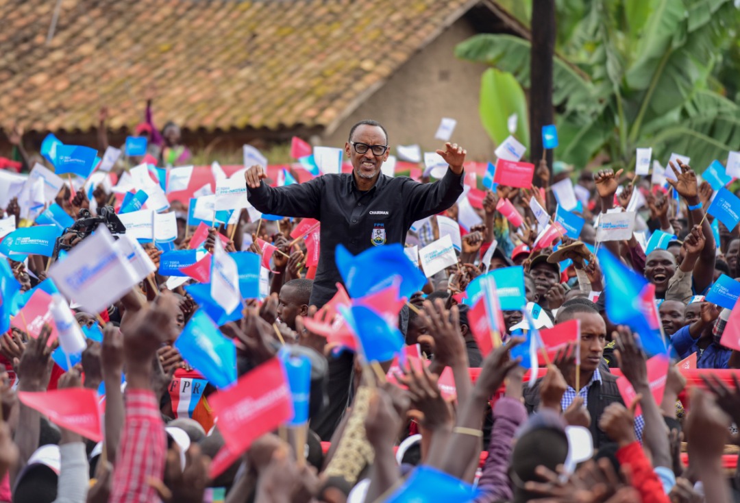 Perezida Kagame yishimiwe bikomeye n