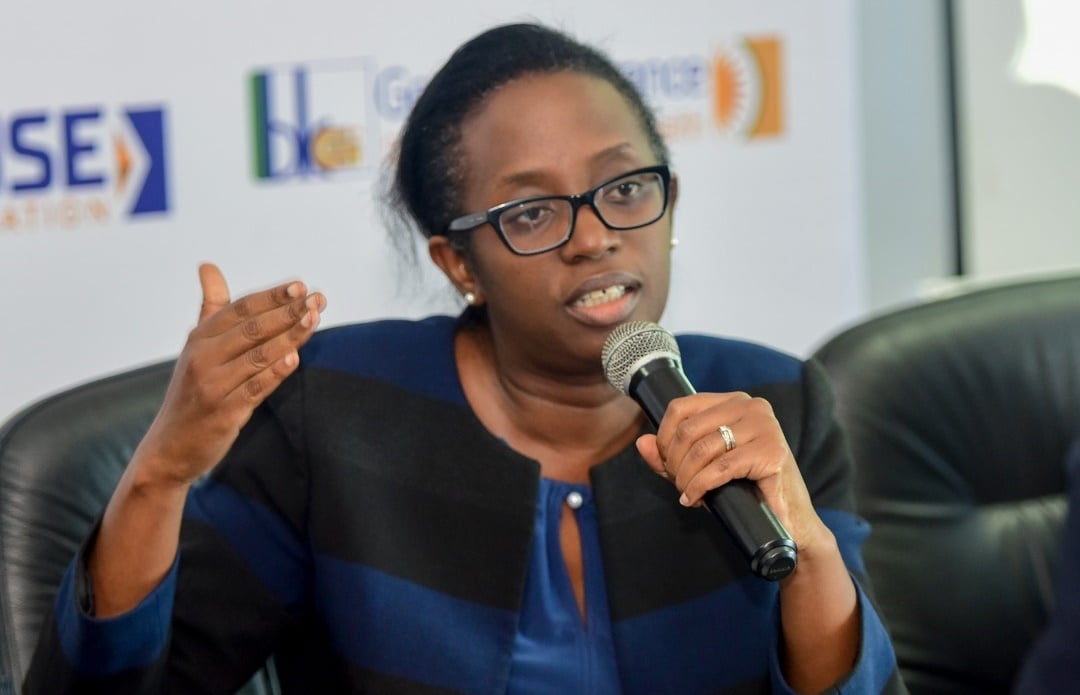 Dian Karusisi, umuyobozi mukuru wa KB mu kiganiro n'abanyamakuru