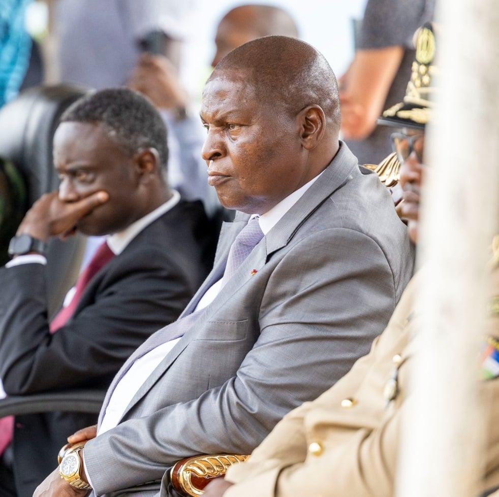 Perezida wa Santarafurika arihera ijisho imyitozo yahawe abasirikare bashya