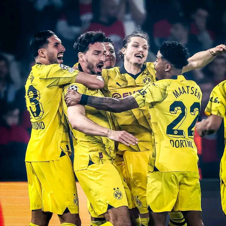 Ni inshuro ya gatatu Borussia Dortmund igeze ku mukino wa nyuma wa Champions League imaze gutwara inshuro imwe