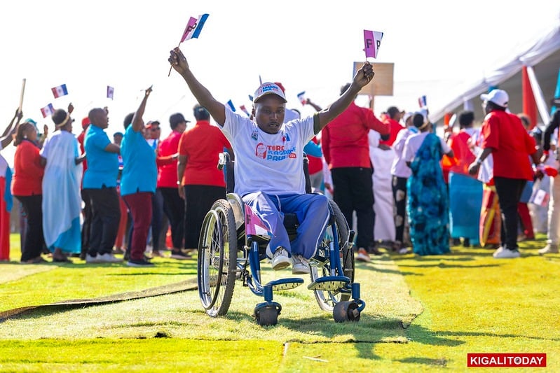 Abafite ubumuga bishimira ko bitaweho mu bikorwa bitegura amatora