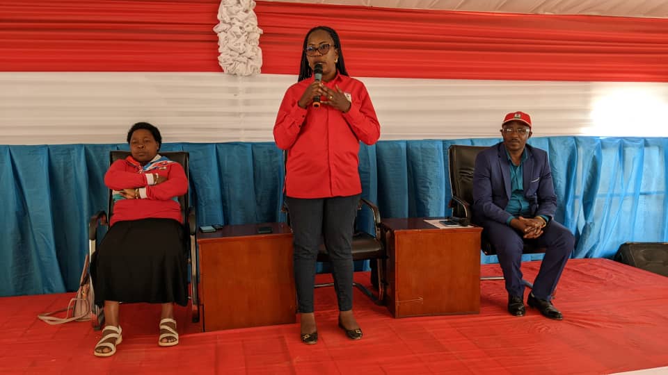 Chairperson wa RPF Inkotanyi mu Karere ka Burera Mukamana Soline, avuga ko bazubakira ku bumwe n