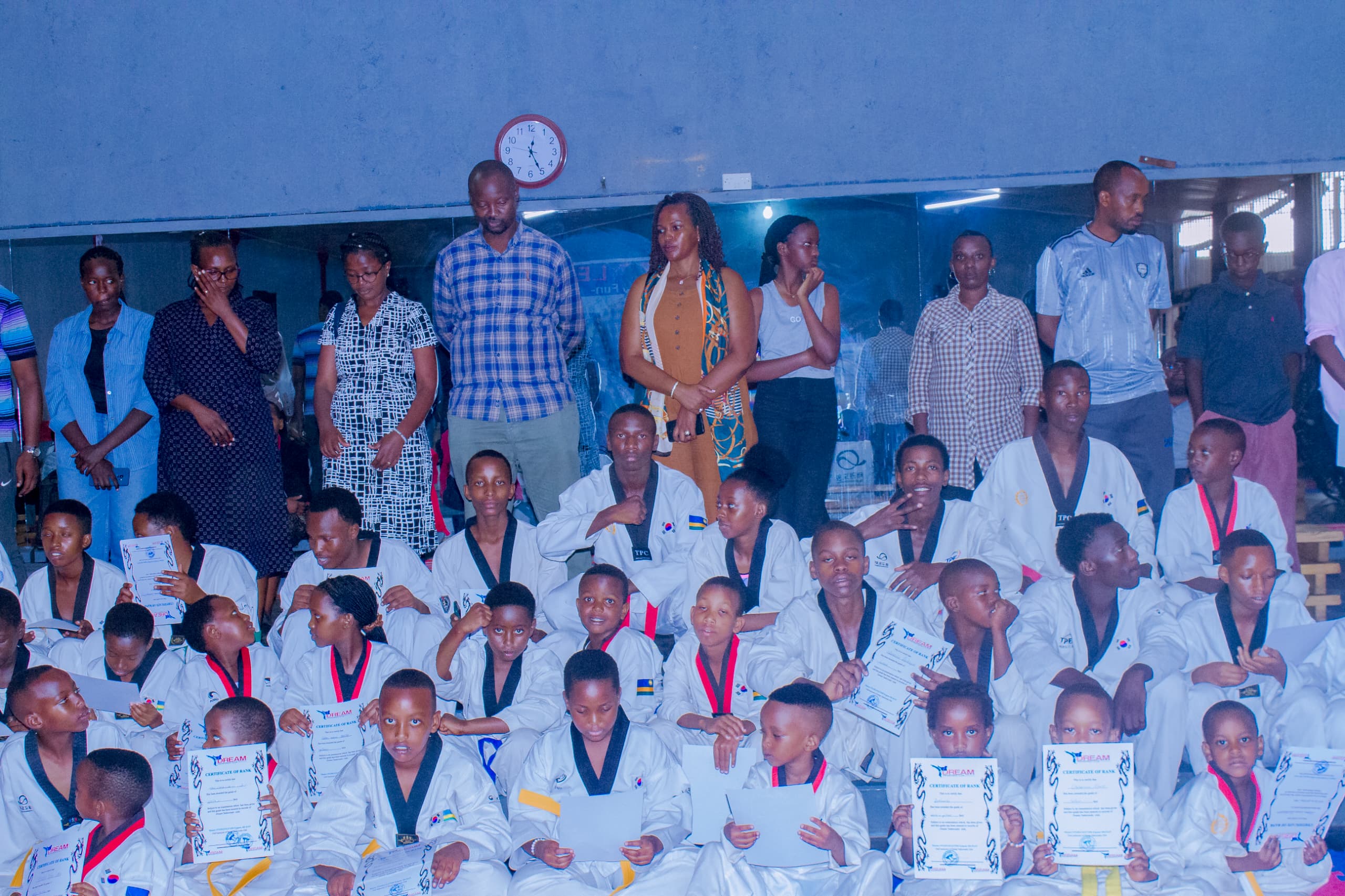 Abakinnyi 40 ba Dream Taekwondo Club bazamuwe mu ntera 