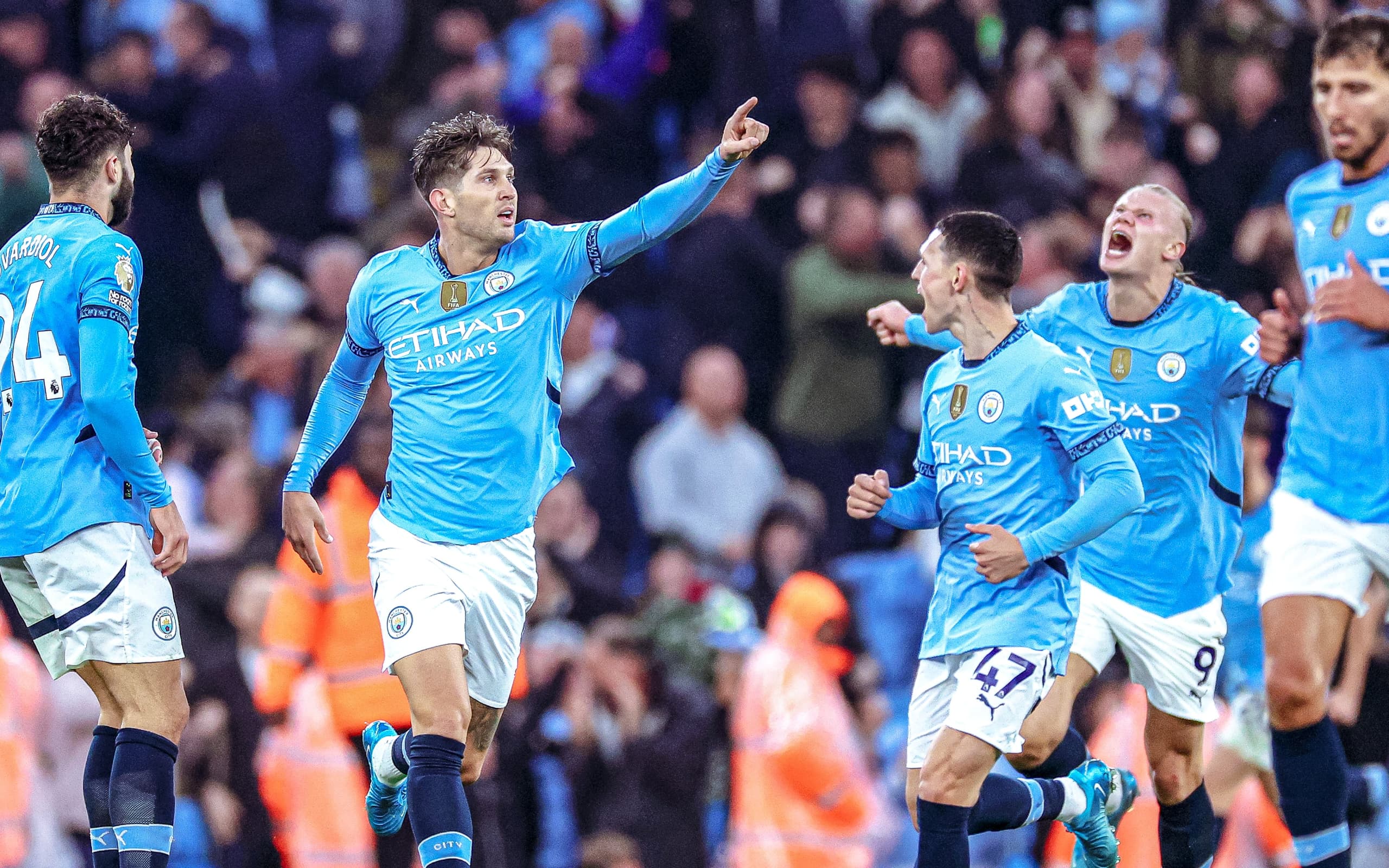 Myugariro John Stones amaze gutsinda igitego cyo kwishyura ku ruhande rwa Man City
