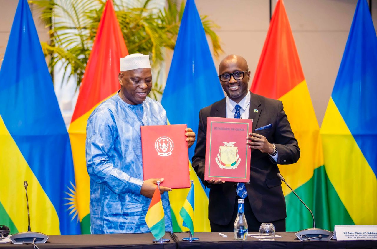 U Rwanda na Guinea Conakry byasinyanye amasezerano y