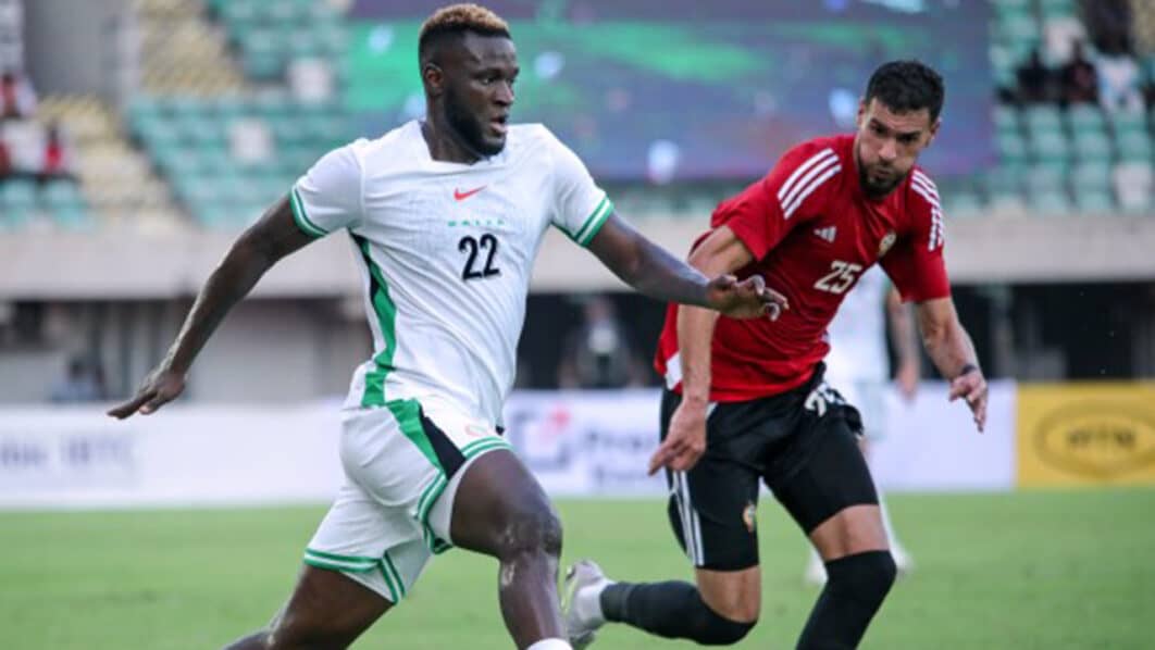 Mu mukino waherukaga guhuza amakipe yombi warangiye Nigeria yegukanye intsinzi y'igitego kimwe ku busa
