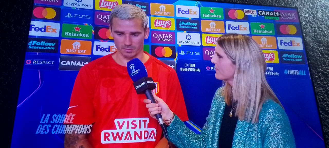 Umukinnyi Antoine Griezmann wa Atletico Madrid yatowe na UEFA nk'umukinnyi wahize abandi muri uyu mukino