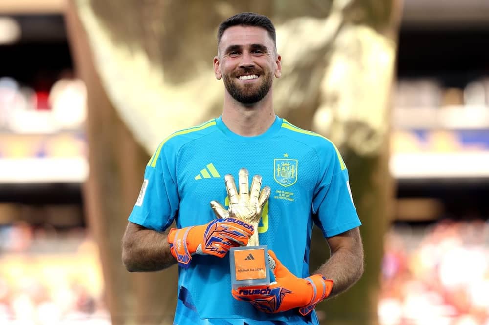 Umunyezamu wa Espagne Unai Simon yahembwe nk'umwiza w'irushanwa