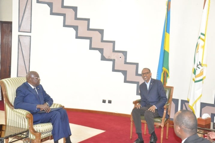 Bagiranye ibiganiro bagarutse ku gushima Leta y'u Rwanda uruhare yagize mu kugarura amahoro muri Mali.