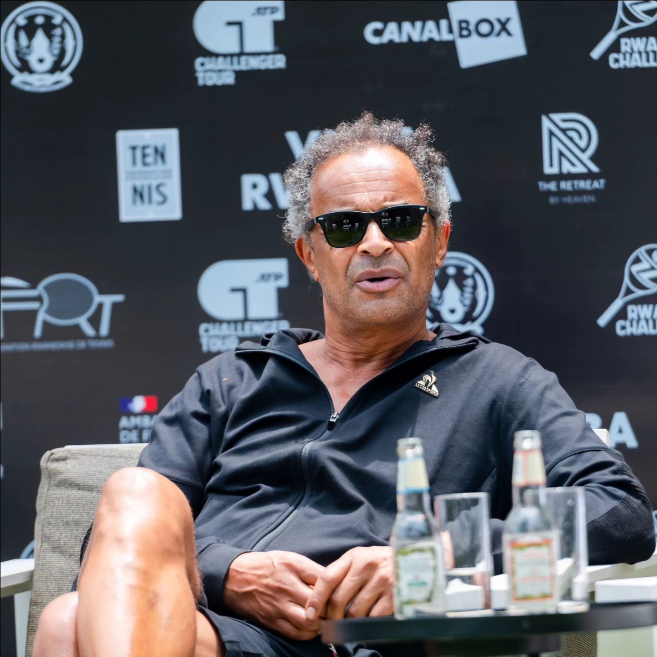 Yannick Noah yabonye umwanya wo kuganira n'itangazamakuru