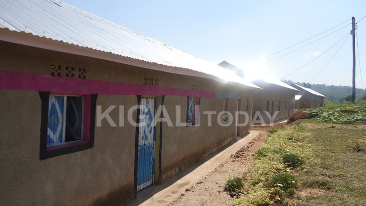 Amwe mu mazu polisi y'u Rwanda yubakiye abacitse ku icumu rya Jenoside ba Kiberinka.