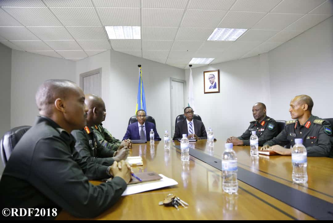 Ihererekanyabubasha ryitabiriwe nabayobozi bakuru b'Ingabo