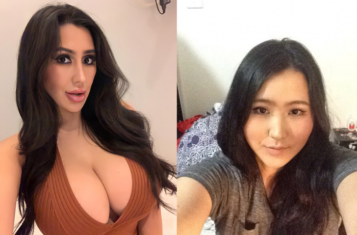 Lee (iburyo) na Kim Kardashian