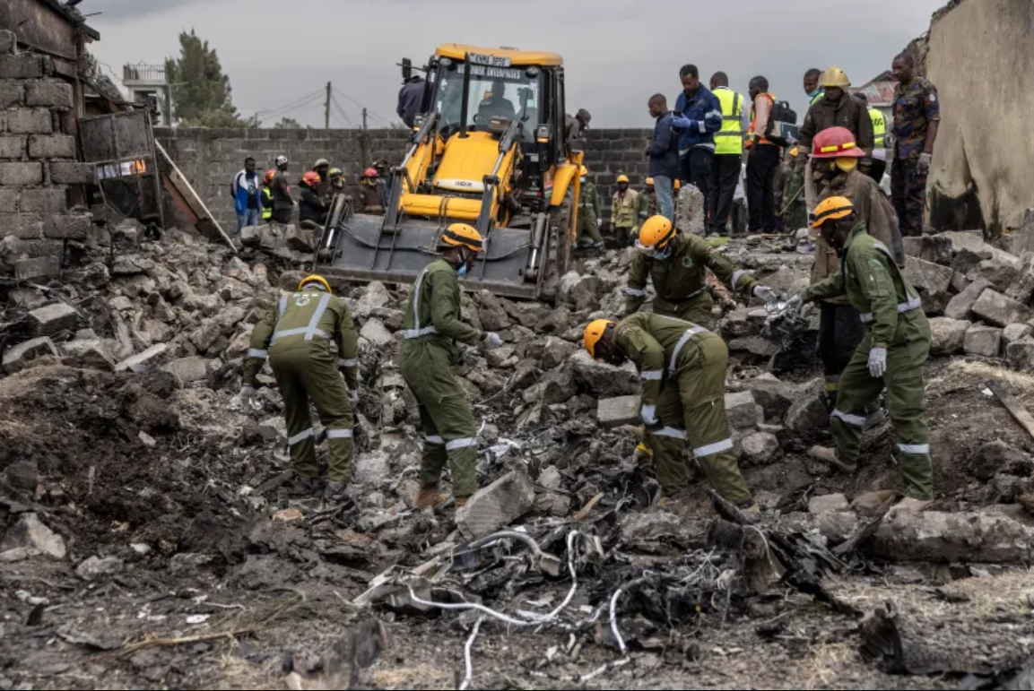 Hahise hatangira ibikorwa by'ubutabazi (Ifoto: AFP)