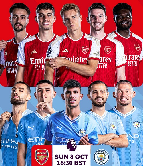 Arsenal irakira Man City imaze imyaka itandatu idatsinda muri shampiyona