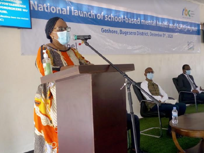 Dr. Yvonne Kayiteshonga, ukuriye ishami ry'ubuzima bwo mu mutwe muri MINISANTE