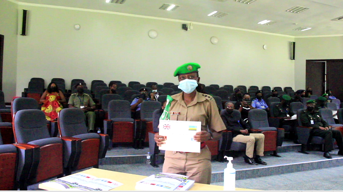 Cpt Alice Ayuma Indimuli wo mu ngabo za Kenya yavuze ko ayo mahugurwa amwunguye byinshi