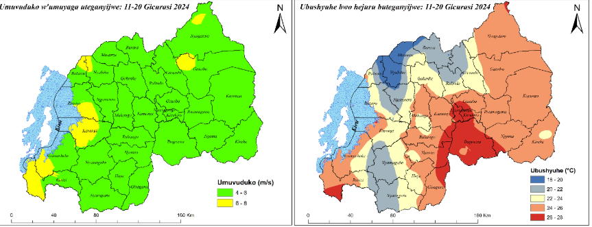 Umuvuduko w'umuyaga uteganyijwe