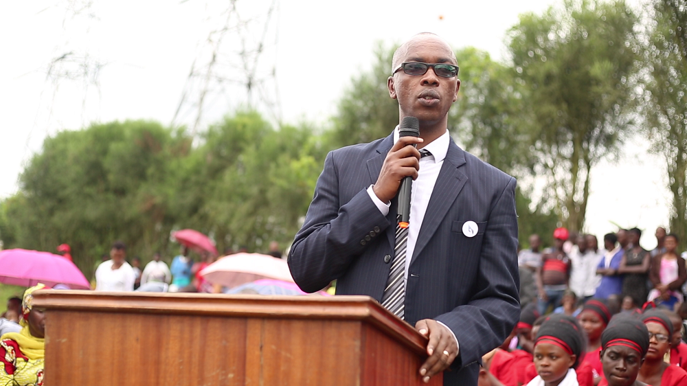 Uwari uhagarariye abacitse ku icumu bo muri uwo Murenge, Munyaneza Isai